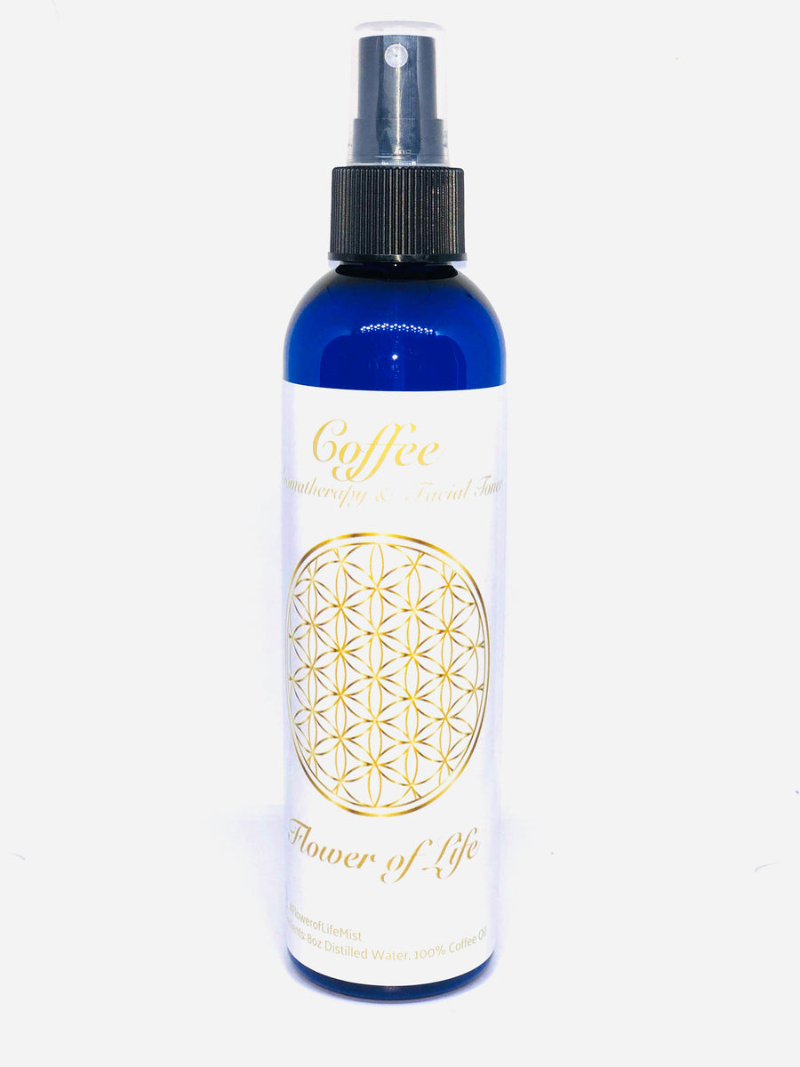 Coffee Flower of Life Aromatherapy & Facial Toner – Sacred Rose Water