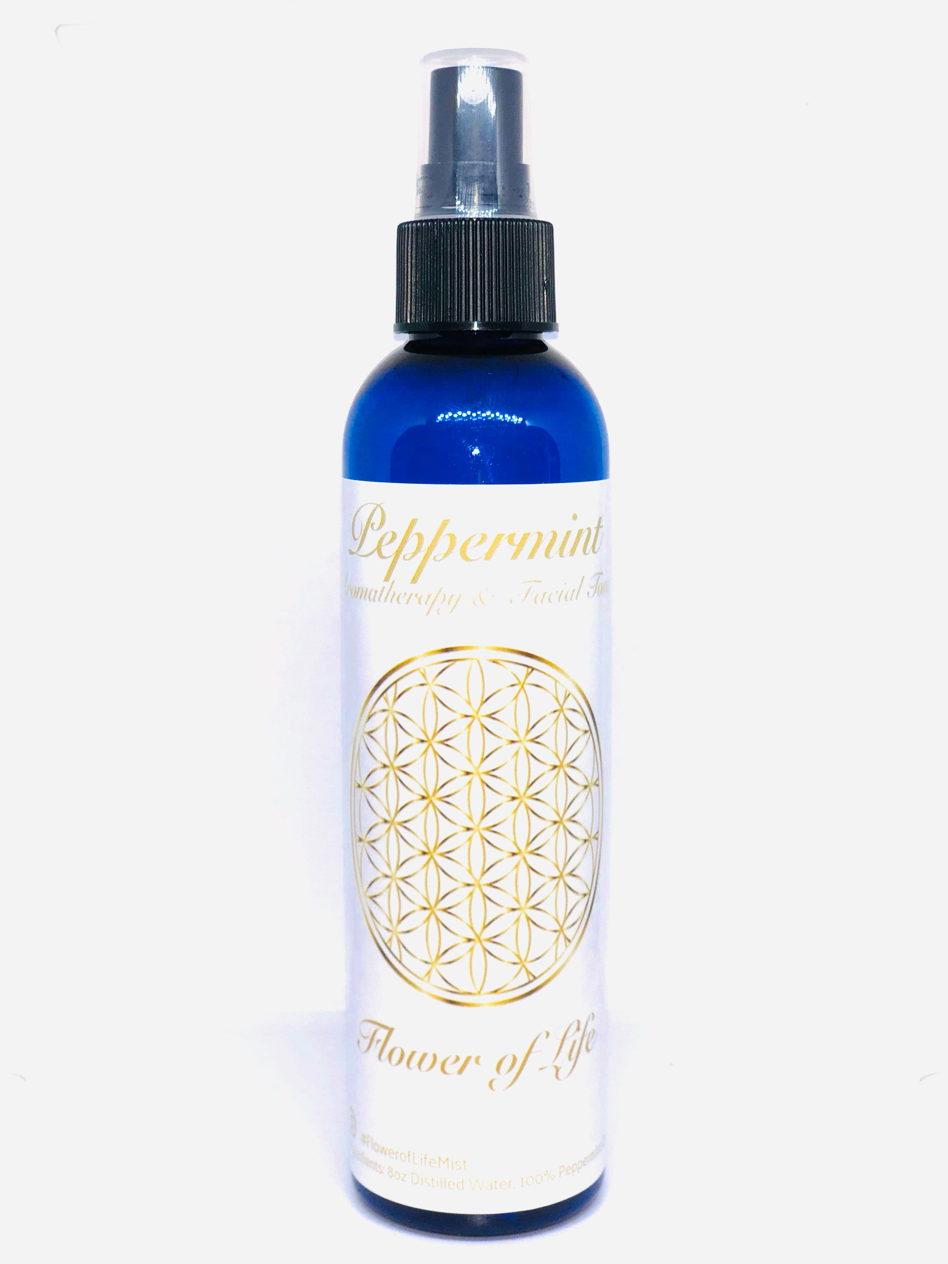 Peppermint Flower of Life Aromatherapy & Facial Toner